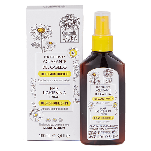 Premium Camomila Intea® BLOND HIGHLIGHTS Alcohol Free Hair Lightening Spray with Ecologic Natural Camomile Extract
