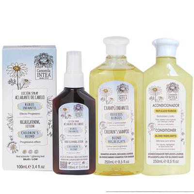 Light brown and dark blonde hair treatment CHILDREN or delicate adults